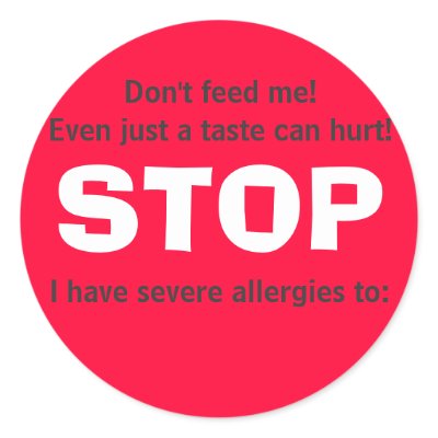 STOP, Don't feed me! Stickers by mistofviolets
