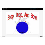 Stop Drop Bowl Laptop Skins