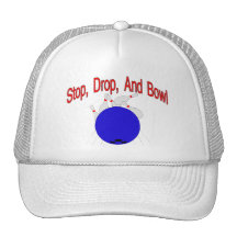 Stop Drop Bowl Trucker Hats