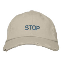 STOP embroidered hats