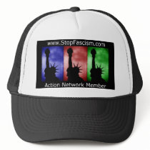 Stop Fascism Action Network member cap hats