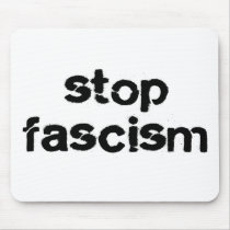 Stop Fascism Mouse Mat