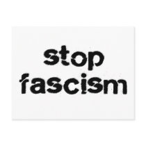 Stop Fascism postcards