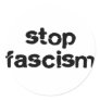 Stop Fascism Sticker