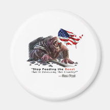 STOP Feeding the Beast Magnet