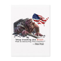 STOP Feeding the Beast Post Cards