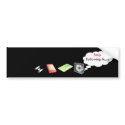 Stop, Following Me ! bumper stickers by pbkooistra Stop, Following Me ! bumper stickers