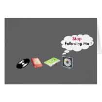 Stop, Following Me ! cards