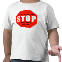 Stop Food Allergies Toddler Tshirt