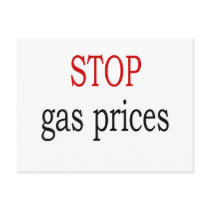 Stop Gas Prices postcards by Supernova23 Stop Gas Prices postcards