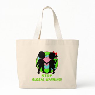 Stop Global Warming Canvas Bag