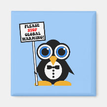 stop global warming fridge magnets