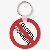 stop global warming Keychain