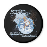 Stop Global Warming Refrigerator Magnets