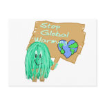Stop Global Warming Post Card