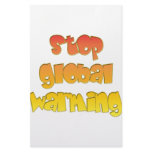 Stop Global Warming products! Personalized Stationery