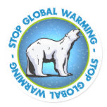 Stop Global Warming stickers