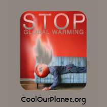Stop Global Warming t-shirts by PLANETHEADZ Stop Global Warming t-shirts