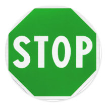 Stop Go Yes No stickers