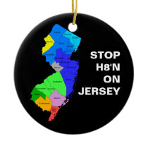 STOP H8'N ON JERSEY Ornament ornaments