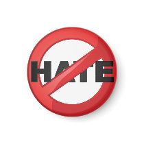 Stop Hate Refrigerator Magnets
