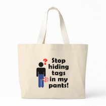 Pare de esconder Tag! bolsas by FunnySillyShirts Pare de esconder Tag! bolsas