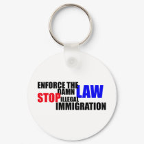 stop illegal immigration keychains by support_arizona stop illegal immigration keychains