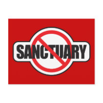 Stop Illegal Immigration - No Sanctuary postcards