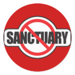Stop Illegal Immigration - No Sanctuary Stickers