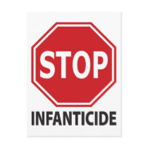 Stop Infanticide Postcard