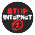 Stop Internet 2 Sticker