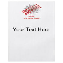 Stop Internet Censorship Flyers