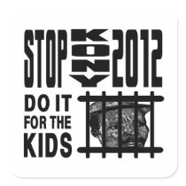 Stop Kony 2012 - Do it for the KIDS Sticker