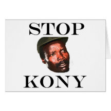 STOP KONY 2012 GREETING CARDS