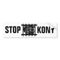 STOP KONY! Bumper Sticker