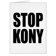 Stop Kony Greeting Cards