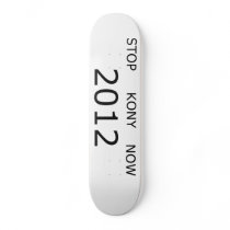 STOP KONY NOW Skateboard