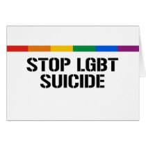 STOP LGBT SUICIDE CARDS