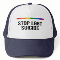 STOP LGBT SUICIDE MESH HAT