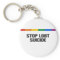 STOP LGBT SUICIDE KEY CHAIN