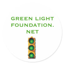 stop-light, GREEN LIGHT FOUNDATION. NET stickers