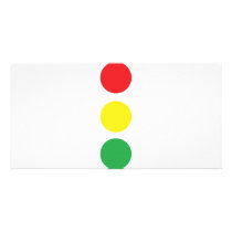 stop light icon photo cards