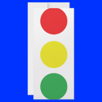 stop light icon custom rack card