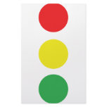 stop light icon custom stationery