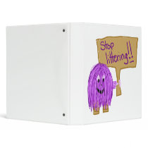 stop littering 3 ring binder