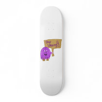 stop littering skate board deck
