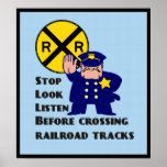 Stop Look and Listen posters