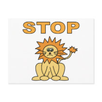 Stop Lying (Lion) postcards