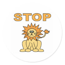 Stop Lying (Lion) stickers by psimawesome Stop Lying (Lion) stickers