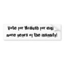 Stop McCain bumper stickers by leslieheyward Stop McCain bumper stickers